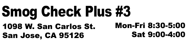 Smog Check Plus 3 Info